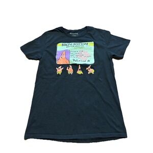 Nickolodeon SpongeBob SquarePants Unisex T-Shirt Size M Patrick Star ID License